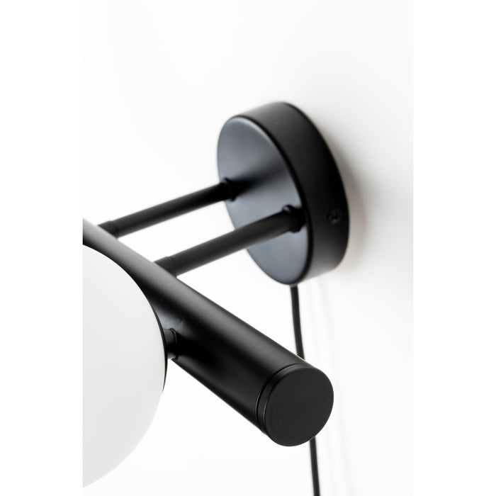 Wandlamp Monica Aanwinst Glass Wit 18.5x38x15 cm-Wandlampen-Creating Home