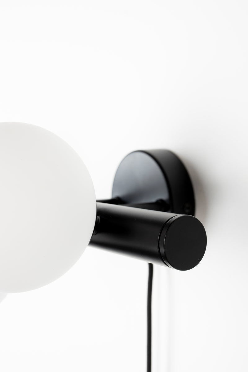 Wandlamp Monica Aanwinst Glass Wit 18.5x38x15 cm-Wandlampen-Creating Home