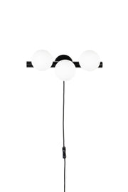 Wandlamp Monica Aanwinst Glass Wit 18.5x38x15 cm-Wandlampen-Creating Home
