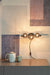 Wandlamp Monica Smoke Glas Zwart 18.5x38 cm G9-Tafellampen-Creating Home