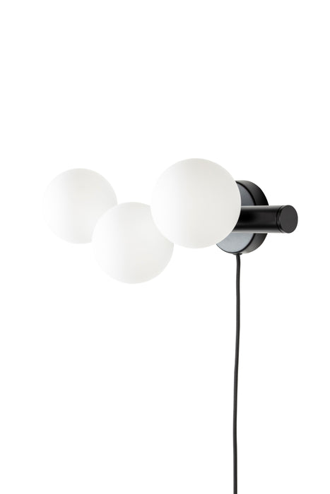 Wandlamp Monica Glas Wit 18.5x38 cm G9-Tafellampen-Creating Home