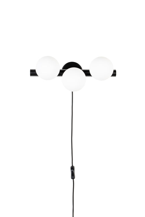 Wandlamp Monica Glas Wit 18.5x38 cm G9-Tafellampen-Creating Home