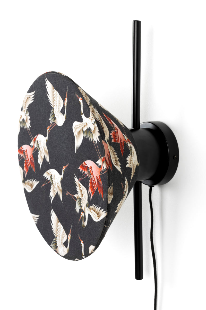 Wandlamp Naam Jaylee Metal Zwart 21x31x52 cm-Wandlampen-Creating Home