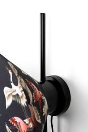 Wandlamp Naam Jaylee Metal Zwart 21x31x52 cm-Wandlampen-Creating Home