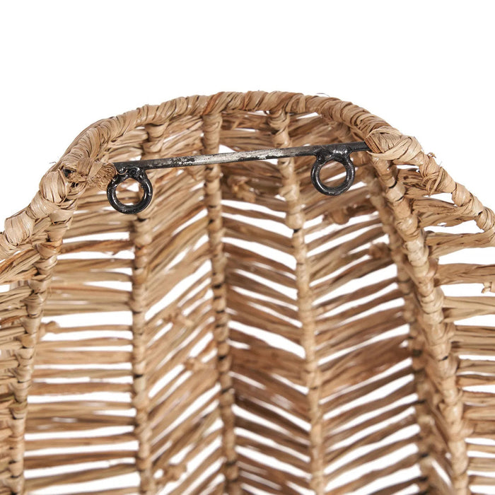 Wandlamp The Perfect Raffia Beige 30x15x40 cm-Wandlampen-Bazar Bizar