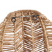 Wandlamp The Perfect Raffia Beige 30x15x40 cm-Wandlampen-Bazar Bizar
