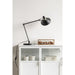Wandlamp Verlicht Je Steel Zwart 22x22x70 cm-Tafellampen-Creating Home