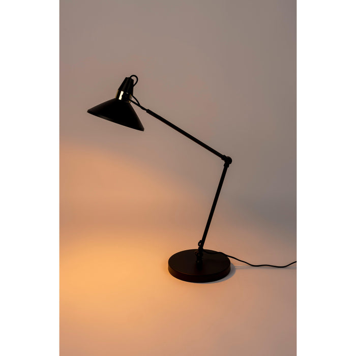 Wandlamp Verlicht Je Steel Zwart 22x22x70 cm-Tafellampen-Creating Home