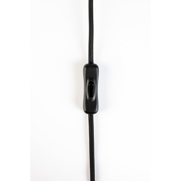 Wandlamp Verlicht Je Steel Zwart 22x22x70 cm-Tafellampen-Creating Home