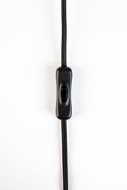 Wandlamp Verlicht Je Steel Zwart 22x22x70 cm-Tafellampen-Creating Home