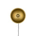 Wandlamp Sunny Rond L Metaal Zwart 15x30 cm E27-Tafellampen-Creating Home
