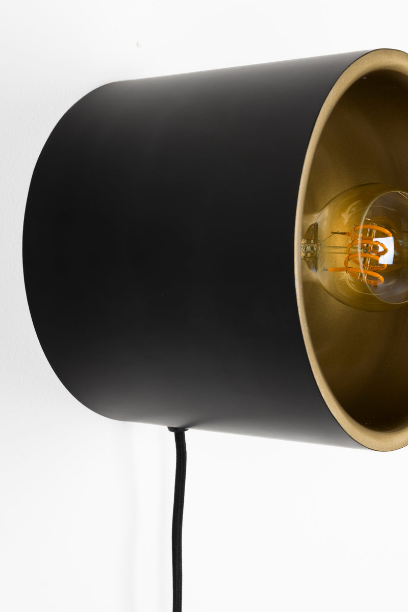 Wandlamp Verlicht Uw Iron Zwart 17x15x15 cm-Wandlampen-Creating Home