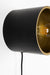 Wandlamp Sunny Rond S Metaal Zwart 17x15 cm E27-Tafellampen-Creating Home