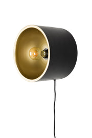 Wandlamp Verlicht Uw Iron Zwart 18x24x24 cm-Wandlampen-Creating Home
