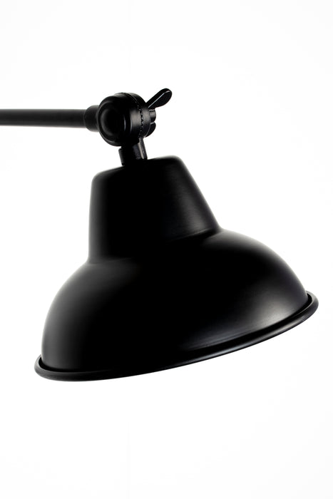 Wandlamp Xavi Metaal Zwart 17x17 cm E27-Tafellampen-Creating Home