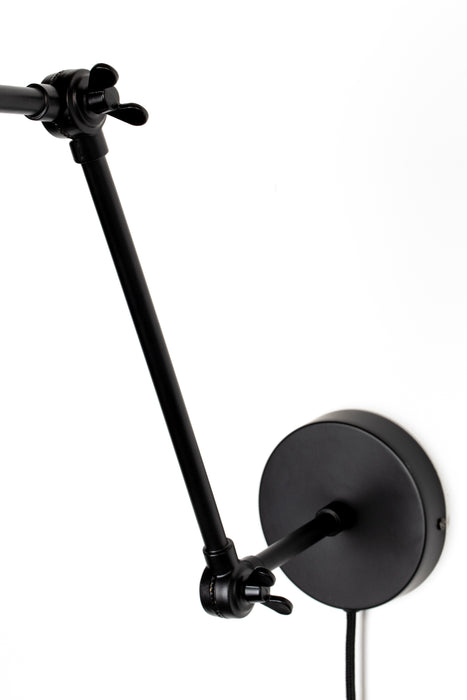 Wandlamp Xavi Metaal Zwart 17x17 cm E27-Tafellampen-Creating Home