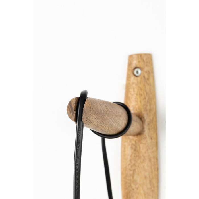 Wandlamp Zoek Naar Iron Goud 18x17x47 cm-Wandlampen-Creating Home