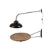 Wandlamp Zwart Ijzer 36 cm-Tafellampen-J-Line