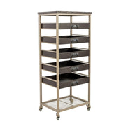 Wandplank Botan S MDF, Metaal Grijs 52x38 cm-Wandplanken-Creating Home