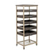 Wandplank Botan S MDF, Metaal Grijs 52x38 cm-Wandplanken-Creating Home