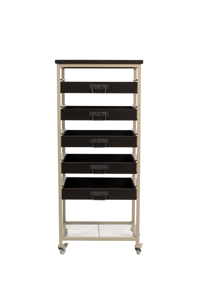 Wandplank Botan S MDF, Metaal Grijs 52x38 cm-Wandplanken-Creating Home