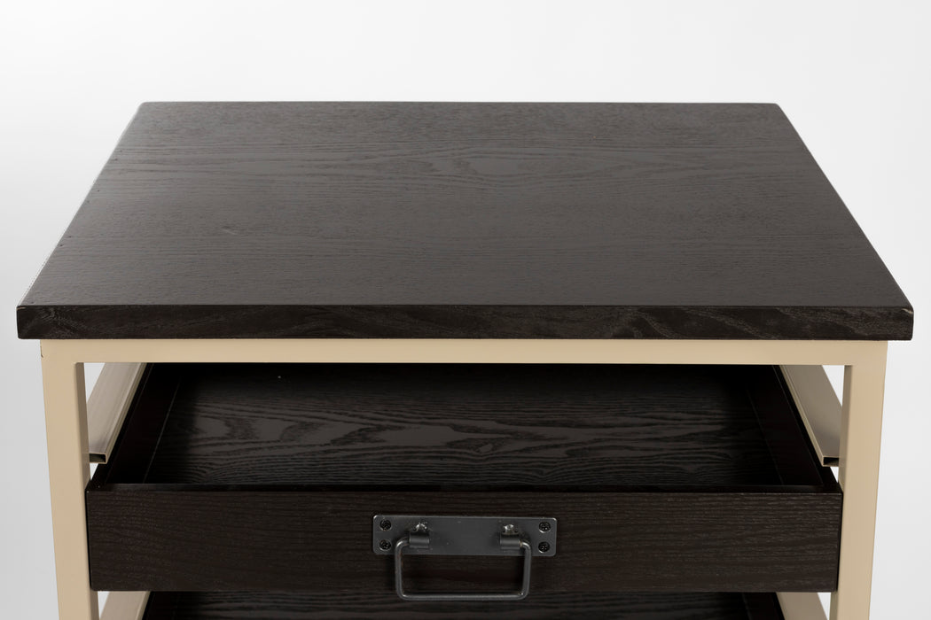 Wandplank Botan S MDF, Metaal Grijs 52x38 cm-Wandplanken-Creating Home