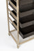 Wandplank Botan S MDF, Metaal Grijs 52x38 cm-Wandplanken-Creating Home