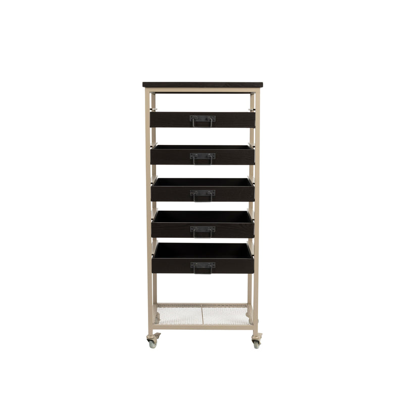 Wandplank Botan S MDF, Metaal Grijs 52x38 cm-Wandplanken-Creating Home