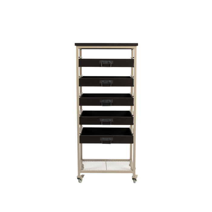 Wandplank Botan S MDF, Metaal Grijs 52x38 cm-Wandplanken-Creating Home