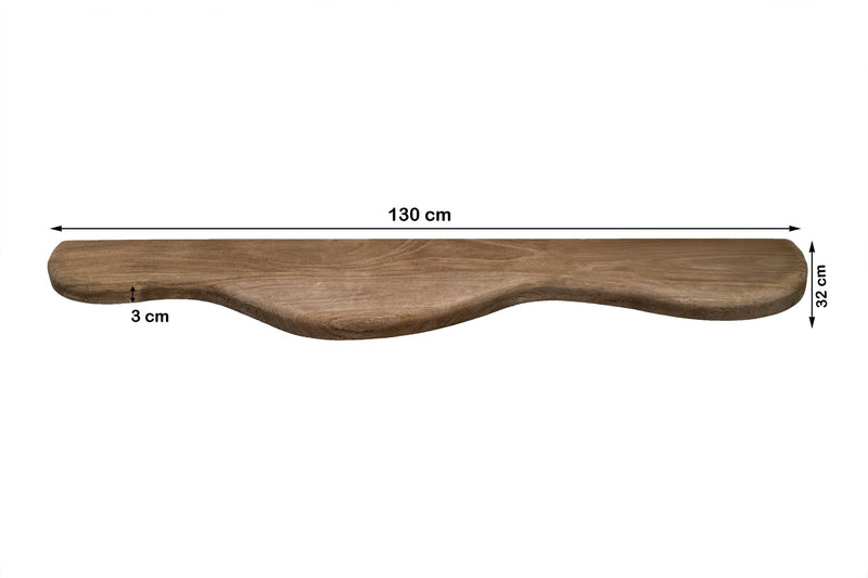 Wandplank Brix Livo wandplank L 100x23x2-Wandplanken-Livingfurn