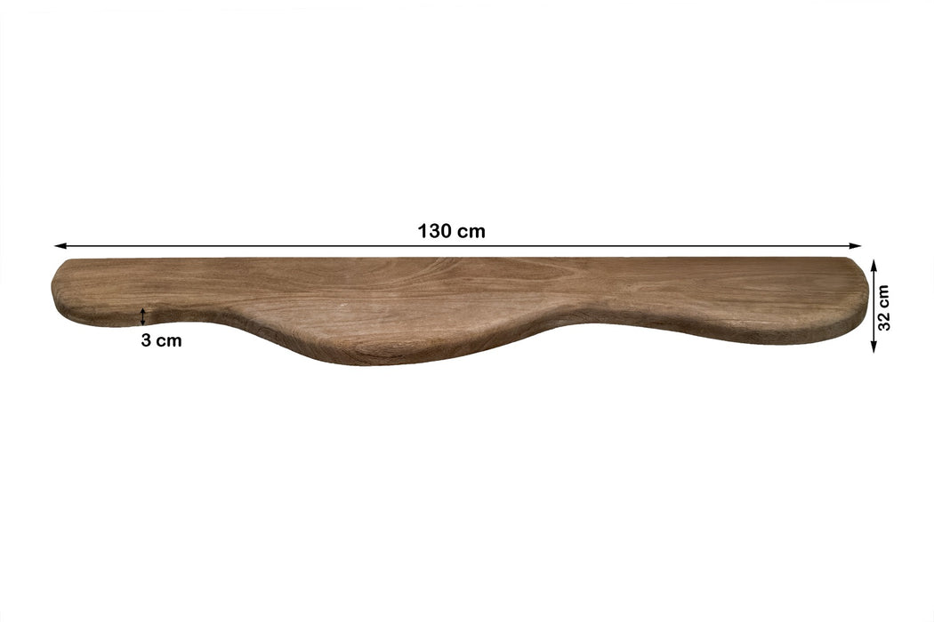 Wandplank Brix Livo wandplank L 100x23x2-Wandplanken-Livingfurn