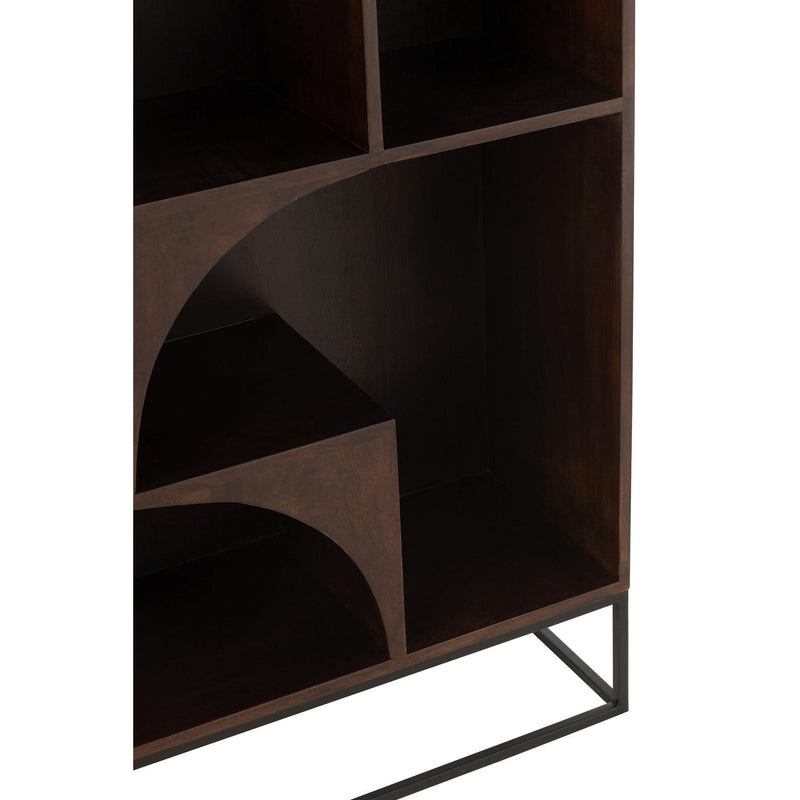 Wandplank Bruin Mangohout hout 33x90 cm-Wandplanken-J-Line