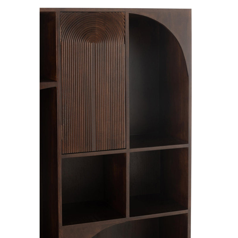Wandplank Bruin Mangohout hout 33x90 cm-Wandplanken-J-Line