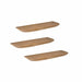 Wandplank Gusta Licht mango | 60 cm | Set van 3-Wandplanken-Creating Home