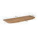 Wandplank Gusta Licht mango | 60 cm | Set van 3-Wandplanken-Creating Home