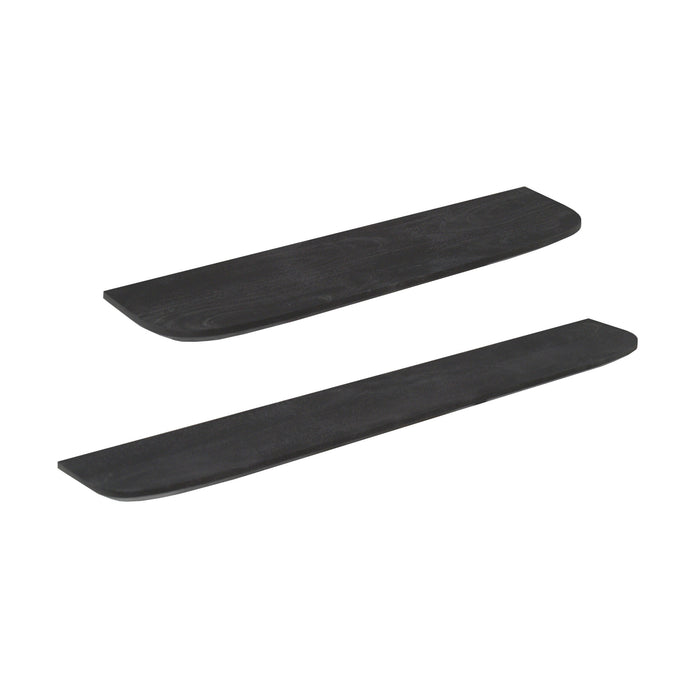 Wandplank Gusta Zwart Mangohout 120 cm