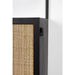 Wandplank Guuji MDF, Metaal Zwart 18x60 cm