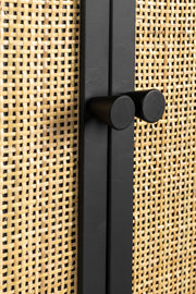 Wandplank Guuji MDF, Metaal Zwart 18x60 cm-Wandplanken-Creating Home