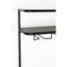 Wandplank Guuji MDF, Metaal Zwart 18x60 cm-Wandplanken-Creating Home