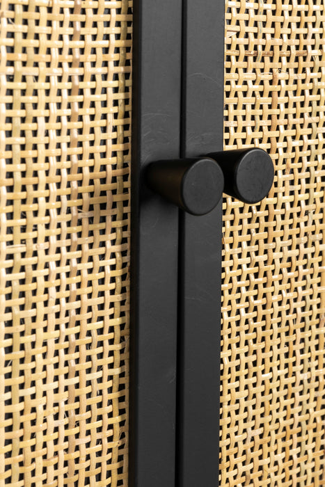 Wandplank Guuji MDF, Metaal Zwart 18x60 cm-Wandplanken-Creating Home