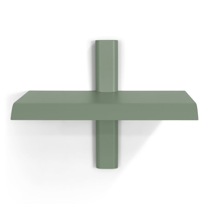 Wandplank HOLA 1 Staal Dusty Green 28x18.2x23cm Spinder Design-Wandplanken-Spinder