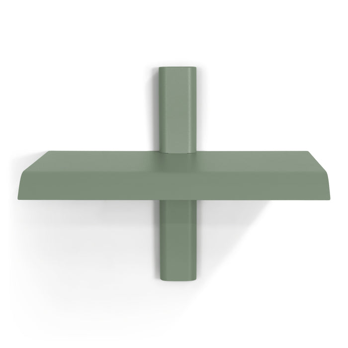 Wandplank HOLA 1 Staal Dusty Green 28x18.2x23cm Spinder Design-Wandplanken-Spinder