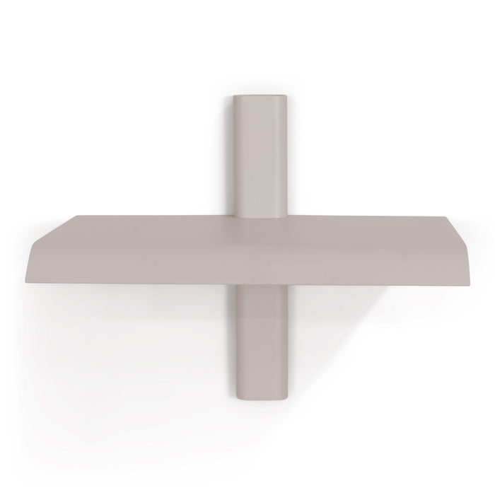 Wandplank HOLA 1 Staal Silky Taupe 28x18.2x23cm Spinder Design-Wandplanken-Spinder