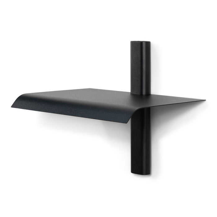 Wandplank HOLA 1 Staal Zwart 28x18.2x23cm Spinder Design-Wandplanken-Spinder