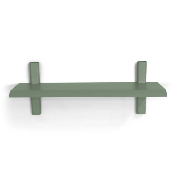 Wandplank HOLA 2 Staal Dusty Green 60x18.2x23cm Spinder Design-Wandplanken-Spinder