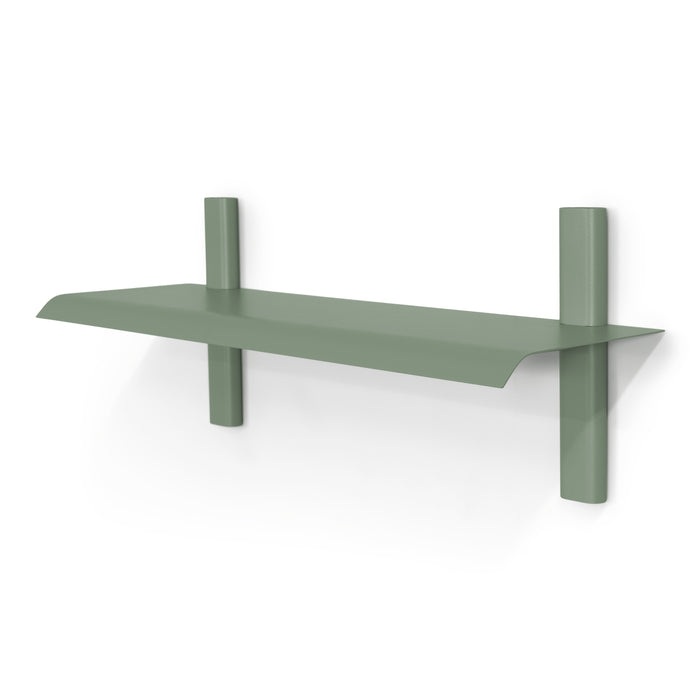 Wandplank HOLA 2 Staal Dusty Green 60x18.2x23cm Spinder Design-Wandplanken-Spinder