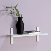 Wandplank HOLA 2 Staal Wit 60x18.2x23cm Spinder Design-Wandplanken-Spinder