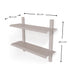 Wandplank HOLA 3 Staal Silky Taupe 60x18.2x48.2cm Spinder Design-Wandplanken-Spinder