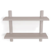 Wandplank HOLA 3 Staal Silky Taupe 60x18.2x48.2cm Spinder Design-Wandplanken-Spinder