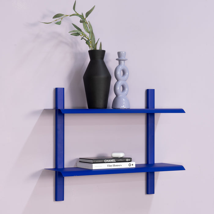 Wandplank HOLA 3 Staal Ultramarine 60x18.2x48.2cm Spinder Design-Wandplanken-Spinder